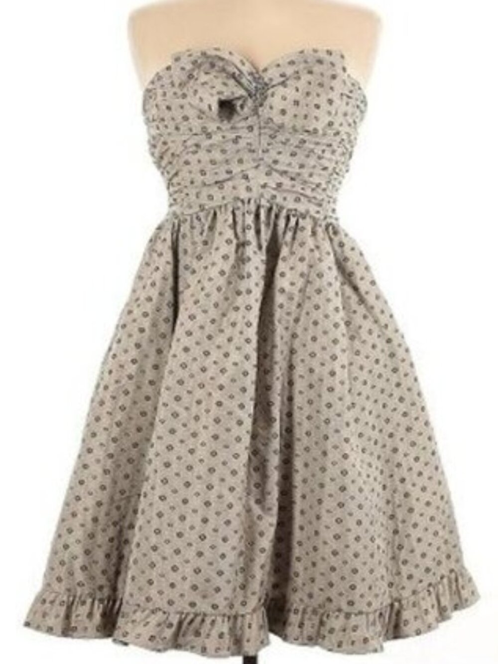 Nanette Lepore Blue Strapless Dress